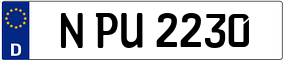 Truck License Plate